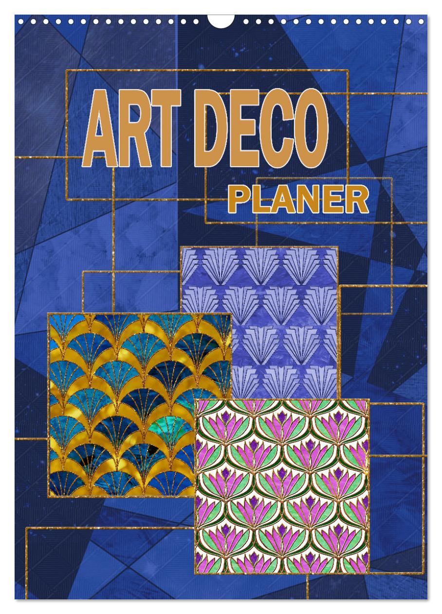 Cover: 9783435856459 | Art Deco Planer (Wandkalender 2025 DIN A3 hoch), CALVENDO...