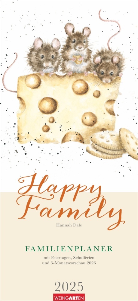 Cover: 9783839901120 | Happy Family Familienplaner 2025 | Hannah Dale | Kalender | 15 S.