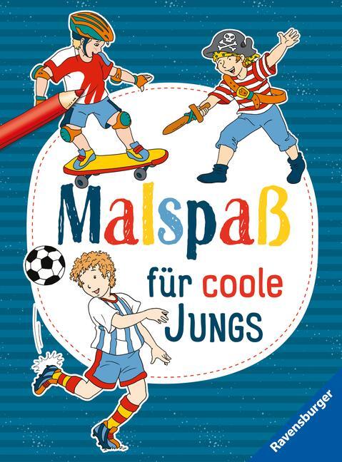 Cover: 9783473417292 | Malspaß für coole Jungs ab 4 Jahren | Taschenbuch | Block | 160 S.