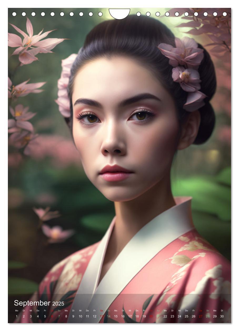 Bild: 9783435881864 | Wunderschöne Portraits Japanischer Geishas (Wandkalender 2025 DIN...