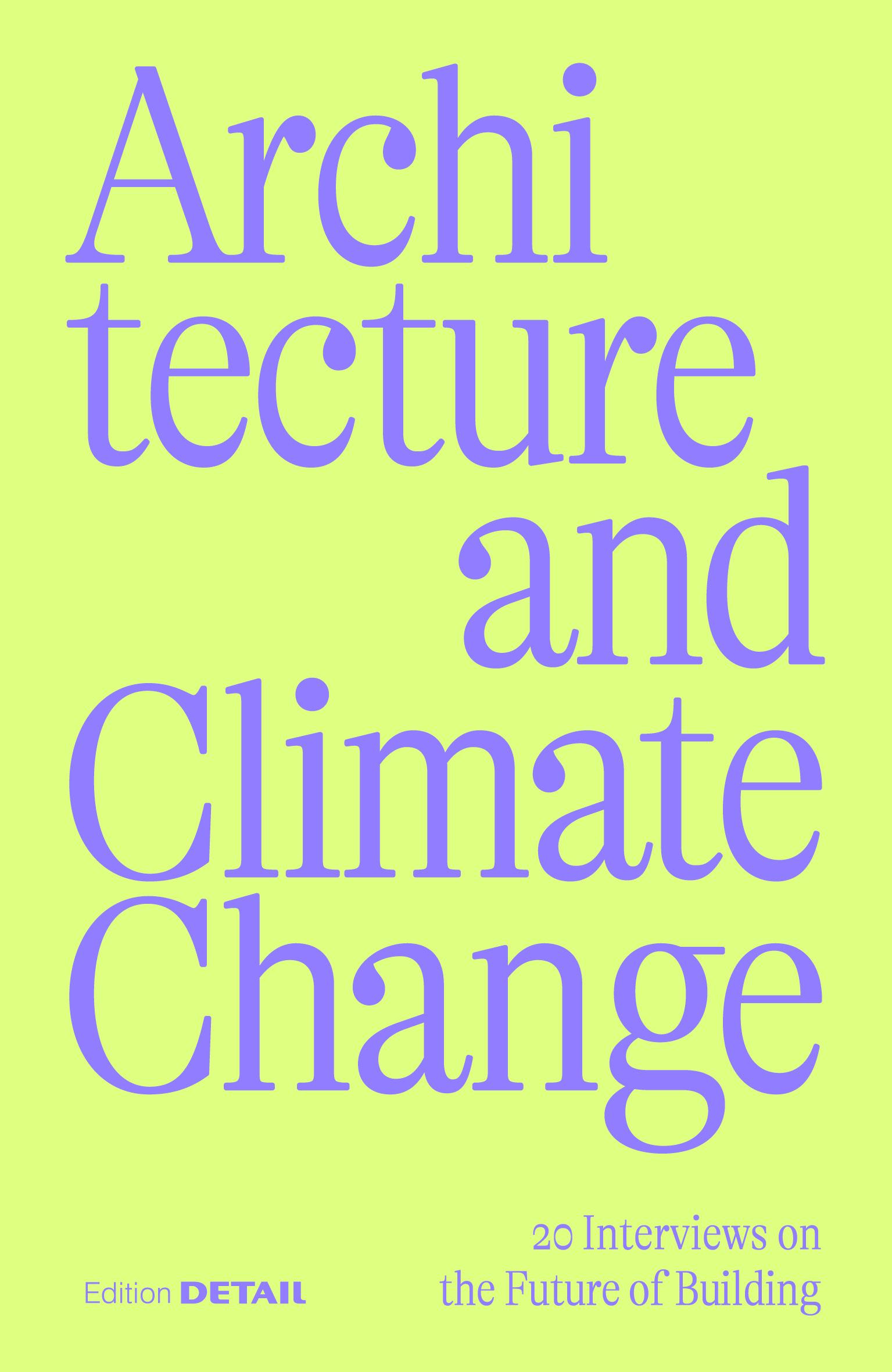 Cover: 9783955536282 | Architecture and Climate Change | Sandra Hofmeister | Taschenbuch