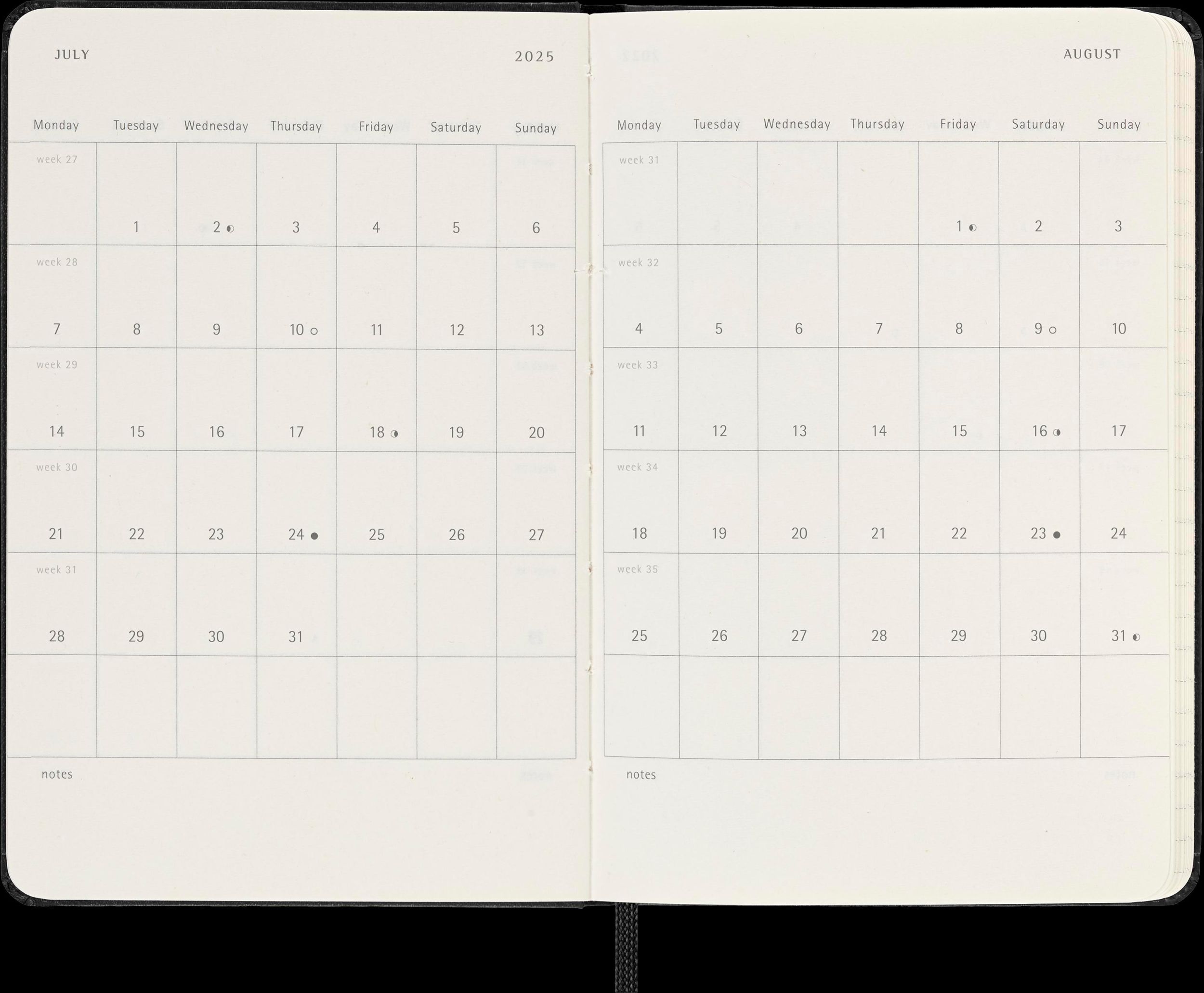 Bild: 8056999270193 | Moleskine Classic 12 Month 2025 Daily Planner, Hard Cover, Pocket...