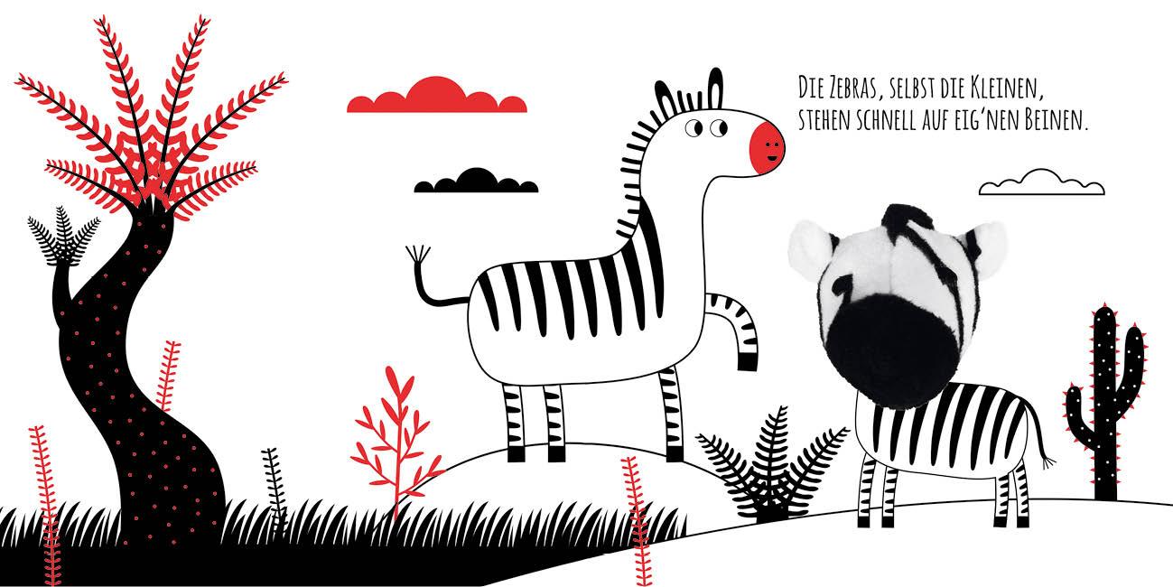 Bild: 9783745918694 | Kontrastbuch für Babys: Guck mal, kleines Zebra | Ingrid Ickler | Buch