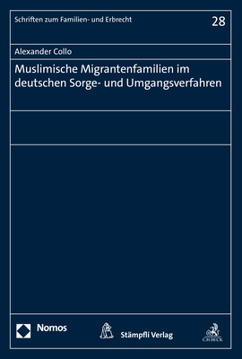 Cover: 9783848778805 | Muslimische Migrantenfamilien im deutschen Sorge- und Umgangsverfahren