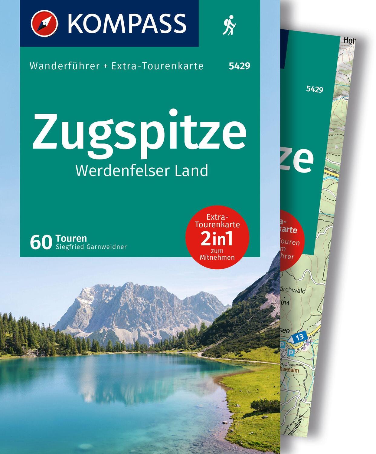 Cover: 9783991541875 | KOMPASS Wanderführer Zugspitze, Werdenfelser Land, 60 Touren mit...