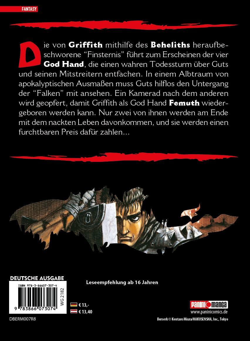 Rückseite: 9783866073074 | Berserk Max 07 | Bd. 7 | Kentaro Miura | Taschenbuch | 480 S. | 2007