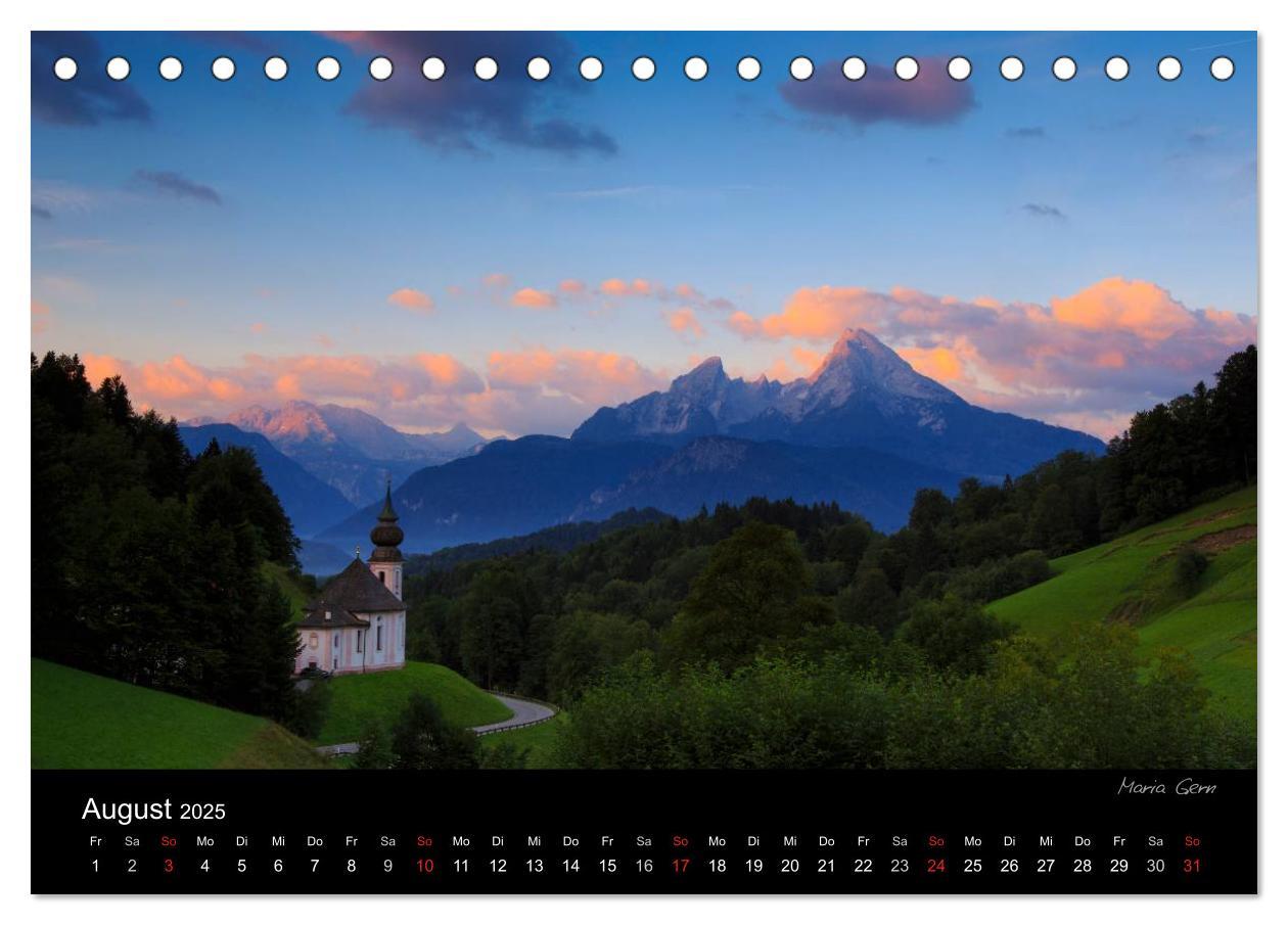 Bild: 9783435786237 | Berchtesgadener Land (Tischkalender 2025 DIN A5 quer), CALVENDO...