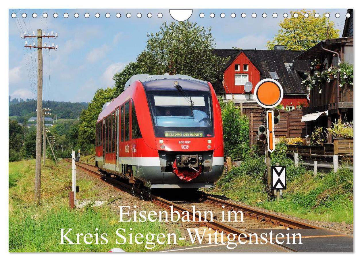 Cover: 9783435619139 | Eisenbahn im Kreis Siegen-Wittgenstein (Wandkalender 2025 DIN A4...