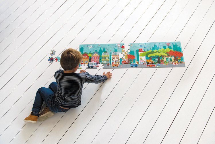 Bild: 5414561811091 | Bodenpuzzle - Floor Puzzle Stadt (Kinderpuzzle) | Spiel | 2022