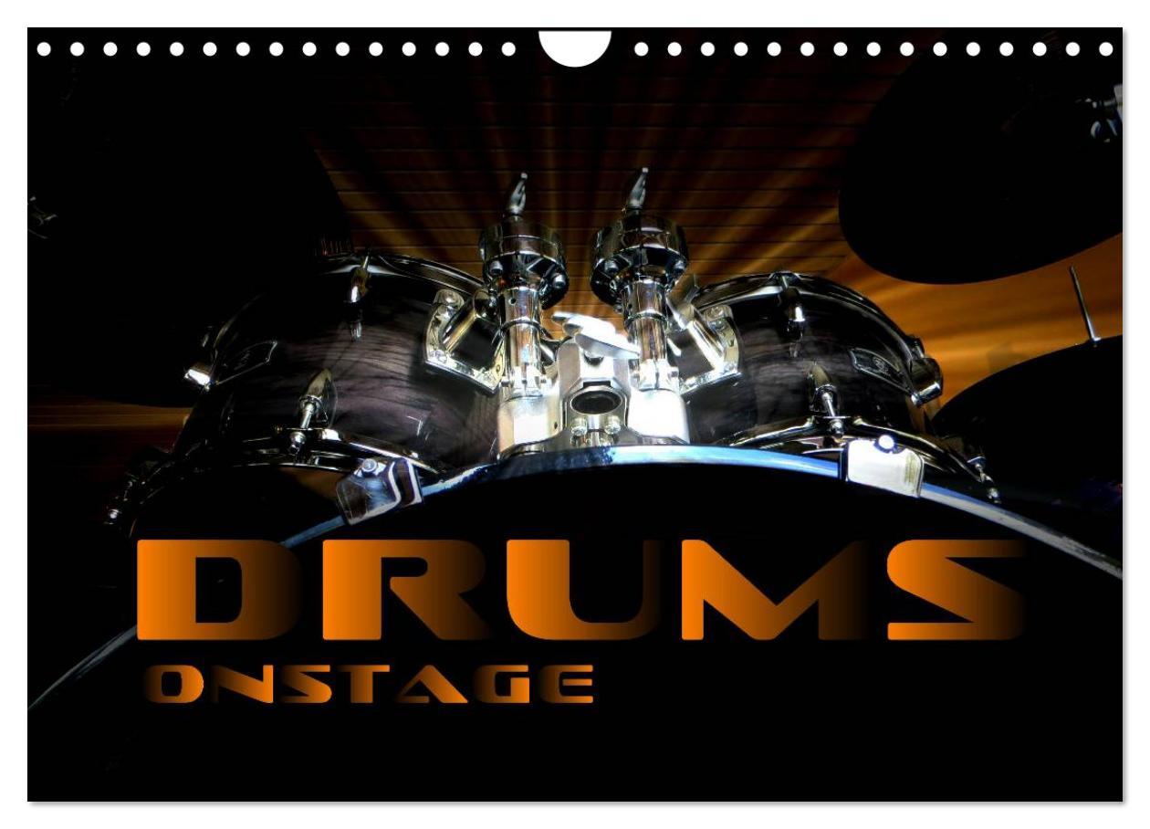 Cover: 9781325953974 | DRUMS ONSTAGE (Wall Calendar 2025 DIN A4 landscape), CALVENDO 12...