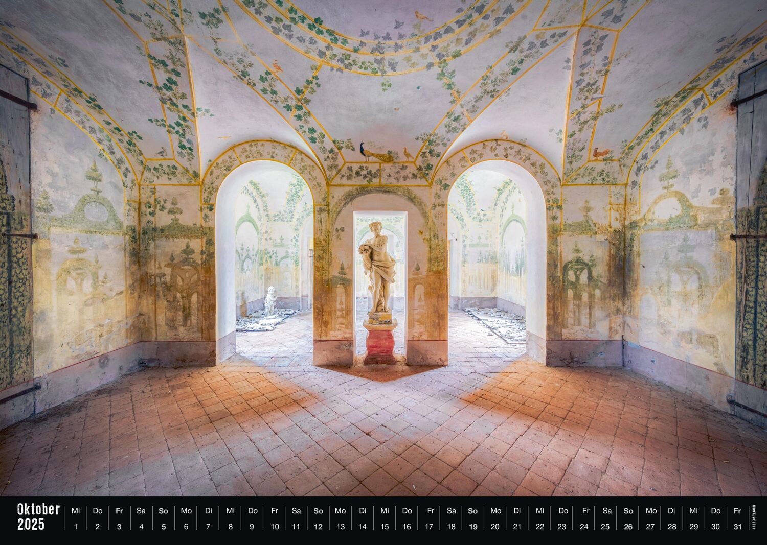 Bild: 9501672887582 | Lost 2025 - Kalender Urbexery Abandoned Places A3 Calendar | Gebauer