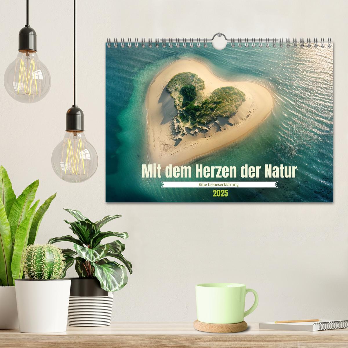 Bild: 9783457165591 | Mit dem Herzen der Natur (Wandkalender 2025 DIN A4 quer), CALVENDO...