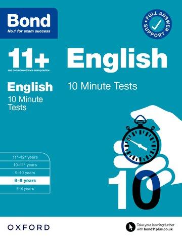 Cover: 9780192784957 | Bond 11+: Bond 11+ English 10 Minute Tests with Answer Support 8-9...