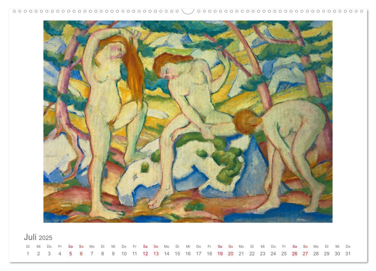 Bild: 9783435321520 | Franz Marc 2025 (hochwertiger Premium Wandkalender 2025 DIN A2...