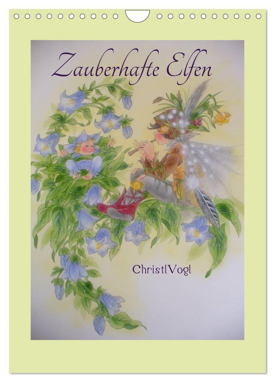 Cover: 9783457025130 | Zauberhafte Elfen (Wandkalender 2025 DIN A4 hoch), CALVENDO...