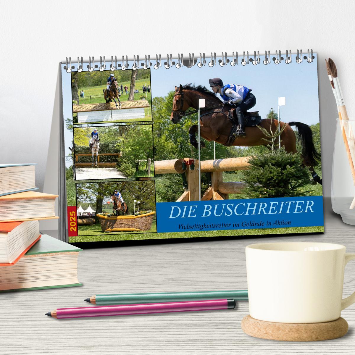 Bild: 9783457141373 | Die Buschreiter (Tischkalender 2025 DIN A5 quer), CALVENDO...