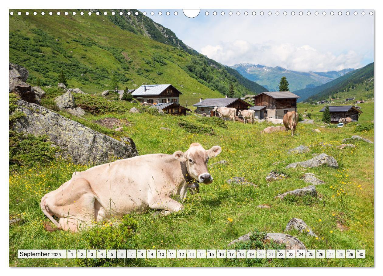 Bild: 9783383832741 | Graubündner Landschaften (Wandkalender 2025 DIN A3 quer), CALVENDO...