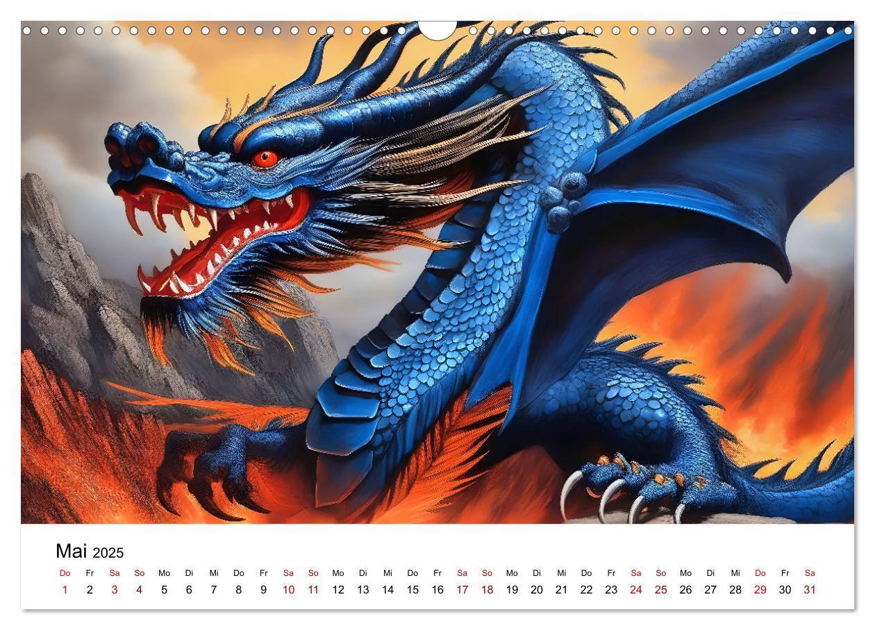 Bild: 9783383805639 | Drachen - Furchterregende und imposante Fabelwesen (Wandkalender...