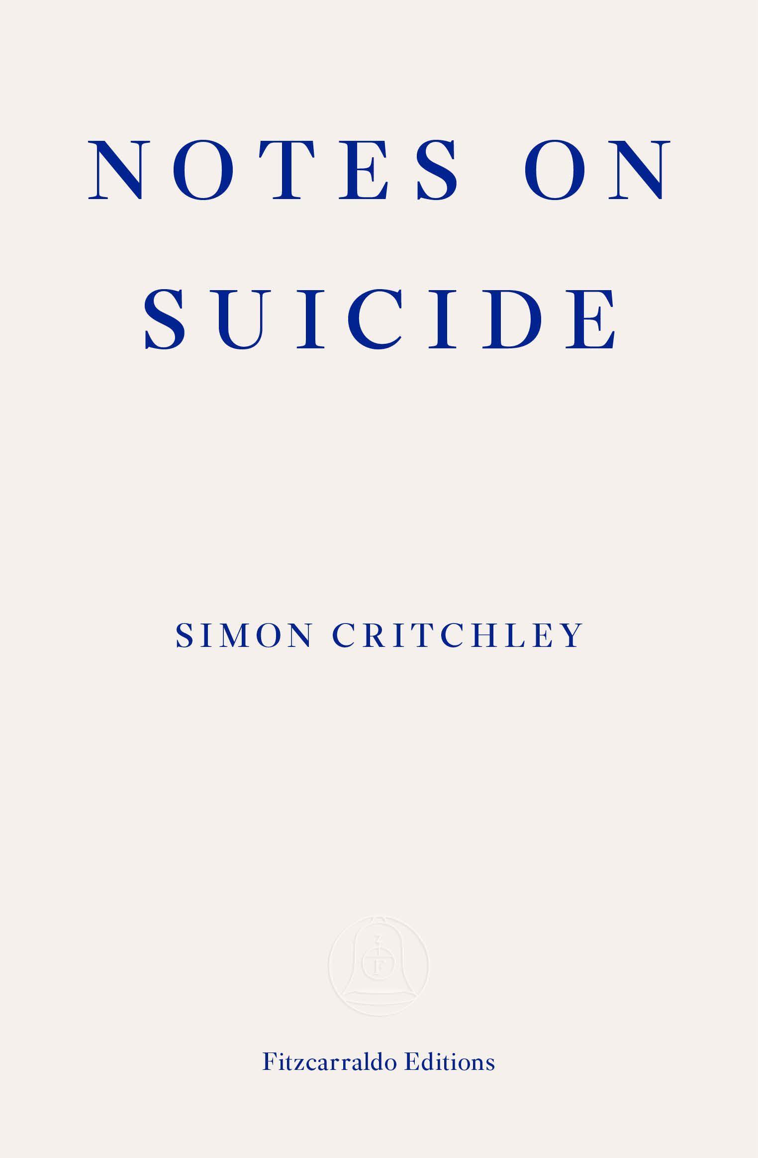 Cover: 9781910695067 | Notes on Suicide | Simon Critchley | Taschenbuch | Englisch | 2015