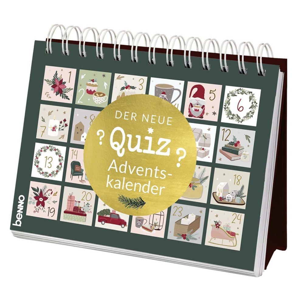 Cover: 9783746261560 | Der neue Quiz-Adventskalender | Taschenbuch | Spiralbindung. RINGB