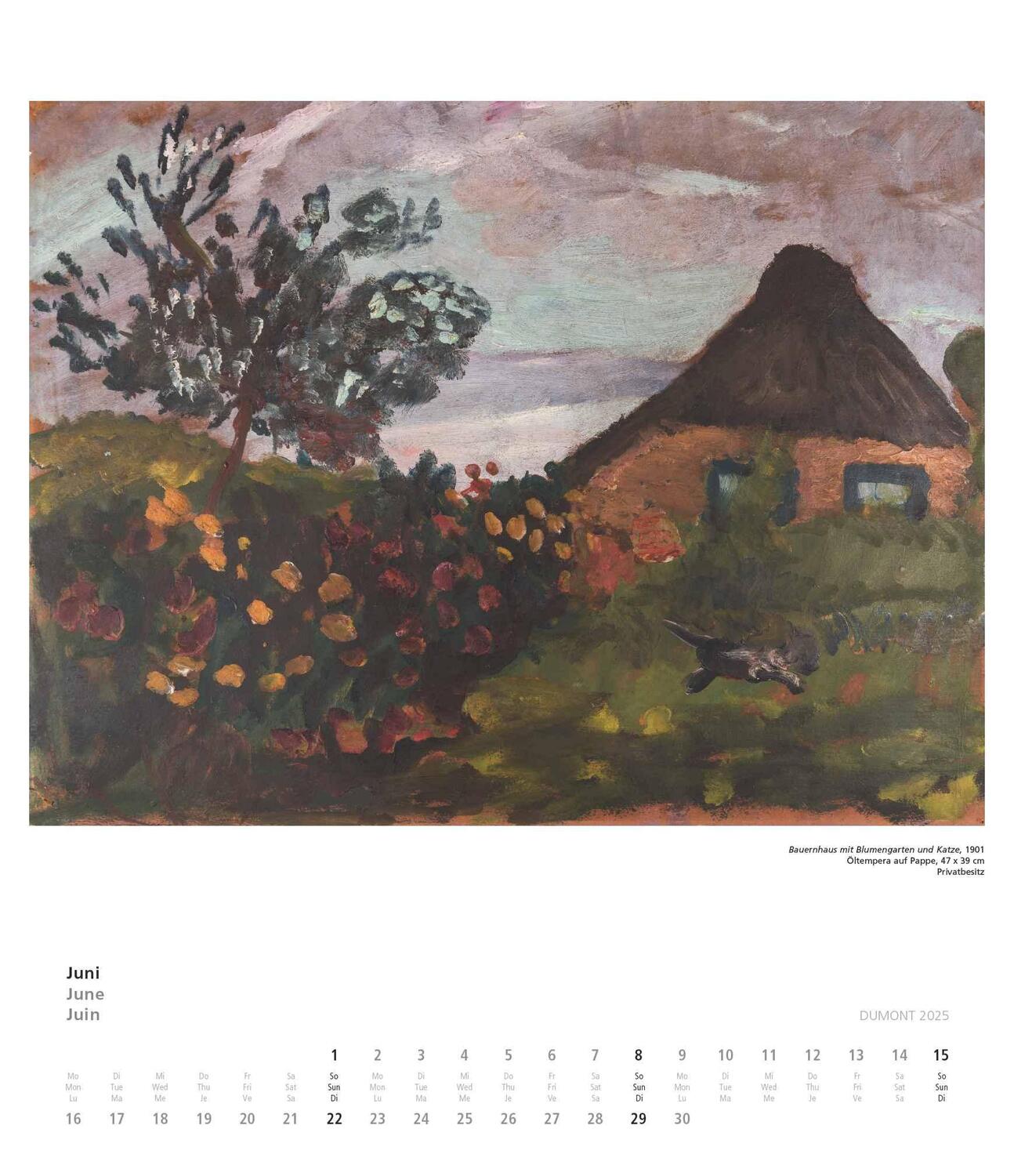 Bild: 4250809653990 | Paula Modersohn-Becker 2025 - Kunstkalender - Wandkalender im...