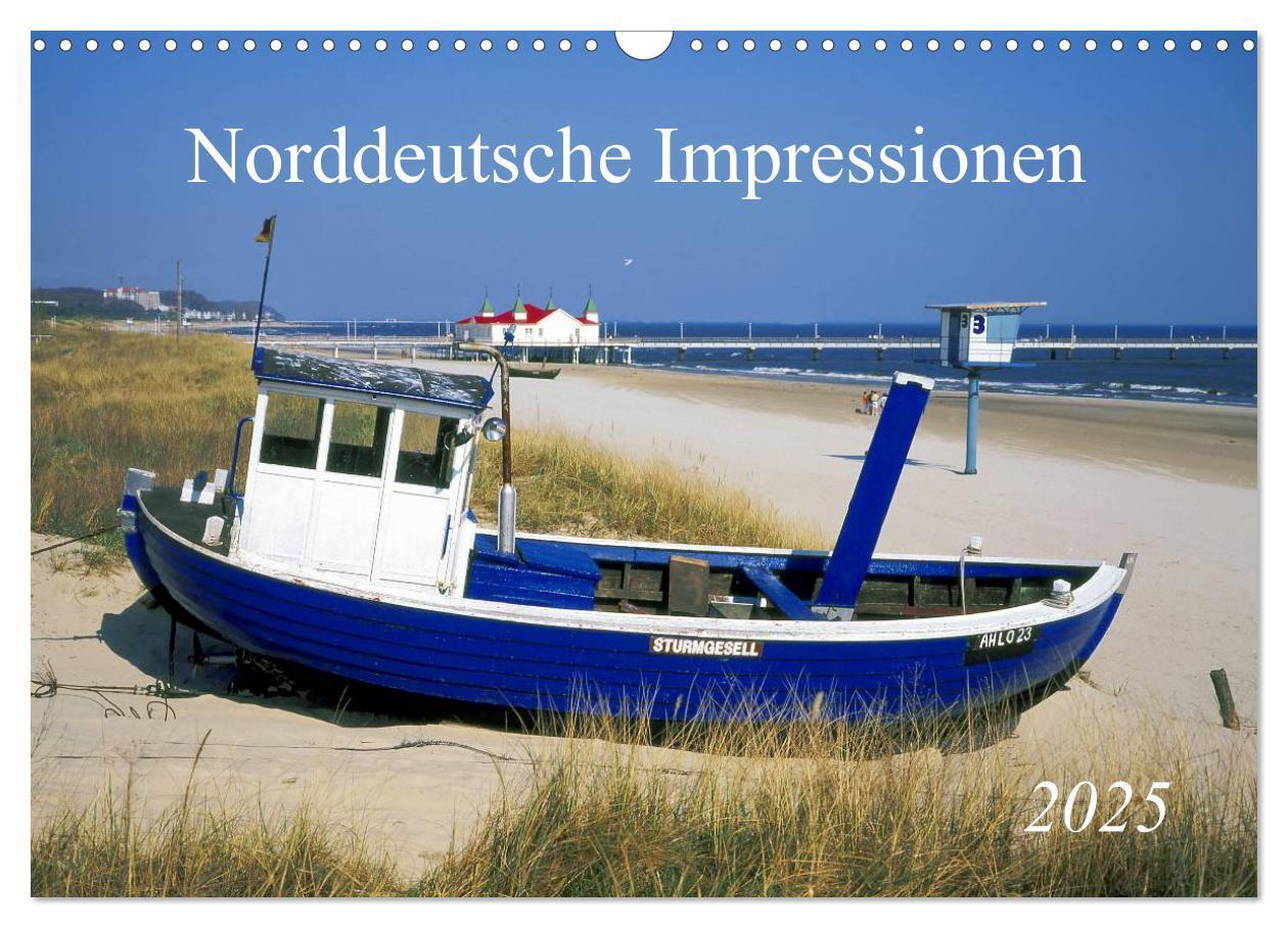 Cover: 9783435801763 | Norddeutsche Impressionen (Wandkalender 2025 DIN A3 quer), CALVENDO...