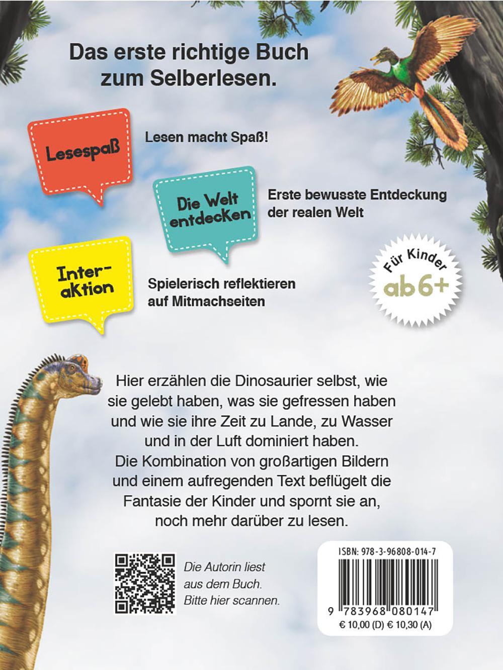 Rückseite: 9783968080147 | Dinosaurier | Uralte Geschichten | Babette Pribbenow | Taschenbuch