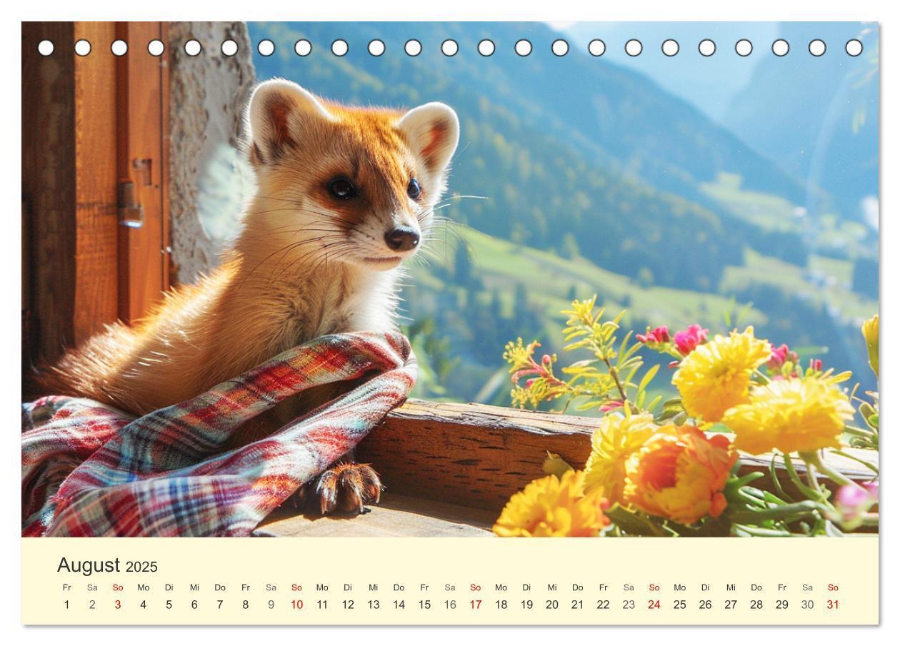 Bild: 9783435720354 | Kecke Marder. Charmante und niedliche Fashion-Ikonen (Tischkalender...