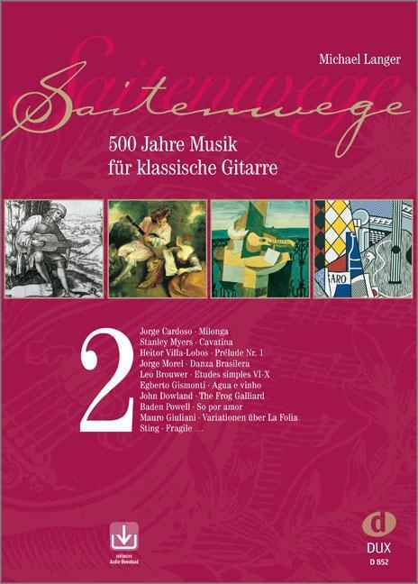 Cover: 9783934958562 | Saitenwege 2 | Michael Langer | Broschüre | Spiralbindung, CD | 112 S.