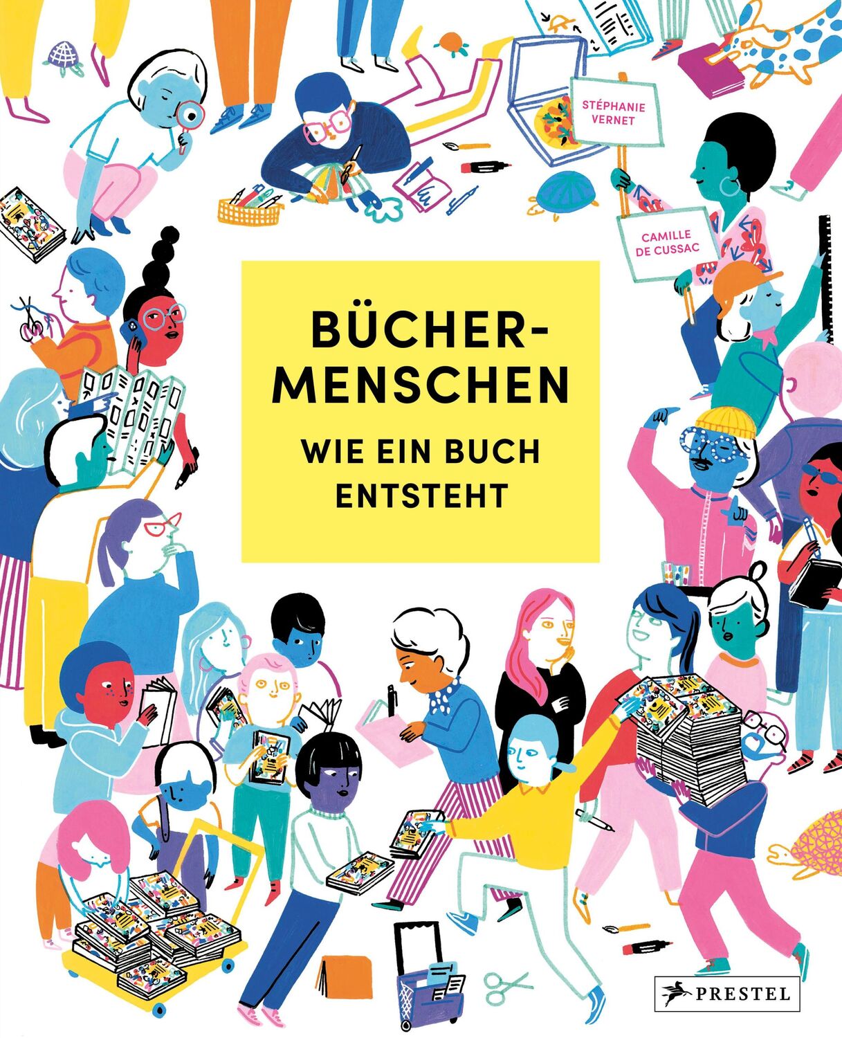 Cover: 9783791375489 | Büchermenschen | Wie ein Buch entsteht; für Kinder ab 8 | Buch | 48 S.