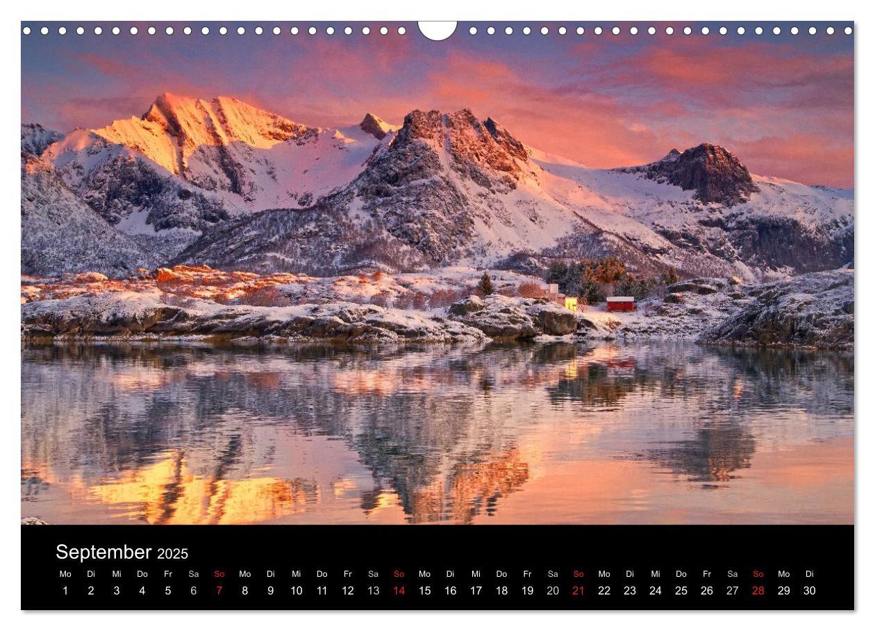 Bild: 9783435802036 | Norwegen (Wandkalender 2025 DIN A3 quer), CALVENDO Monatskalender