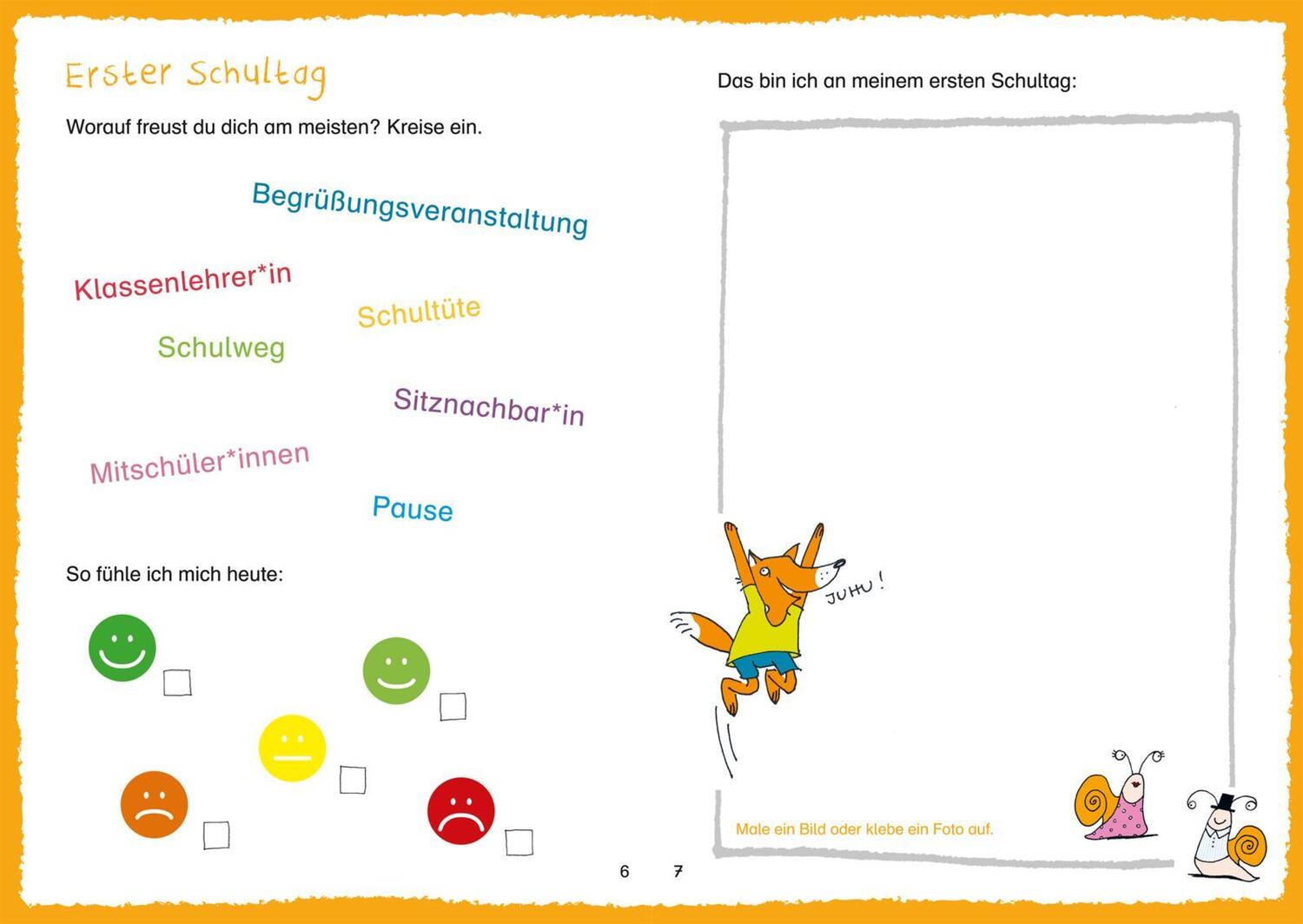 Bild: 9783551191106 | Schlau für die Schule: Hurra! Dein erster Schultag | Sabine Rothmund