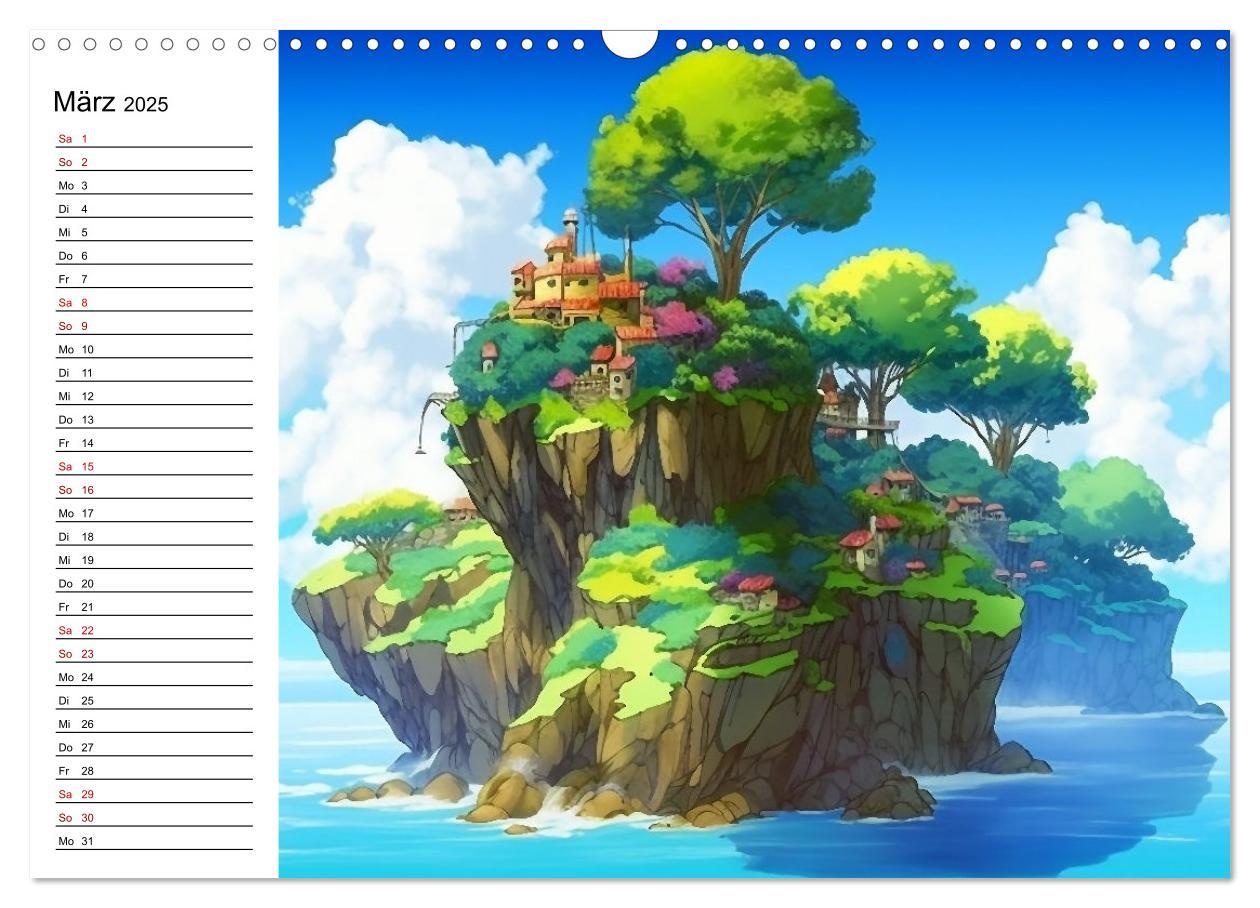 Bild: 9783383903939 | Anime Traumwelten (Wandkalender 2025 DIN A3 quer), CALVENDO...