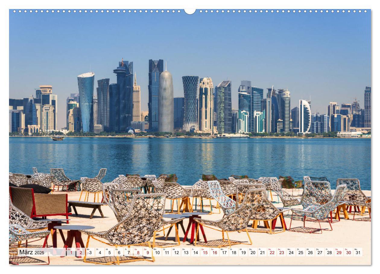 Bild: 9783435141357 | Doha - Hauptstadt von Katar (Wandkalender 2025 DIN A2 quer),...