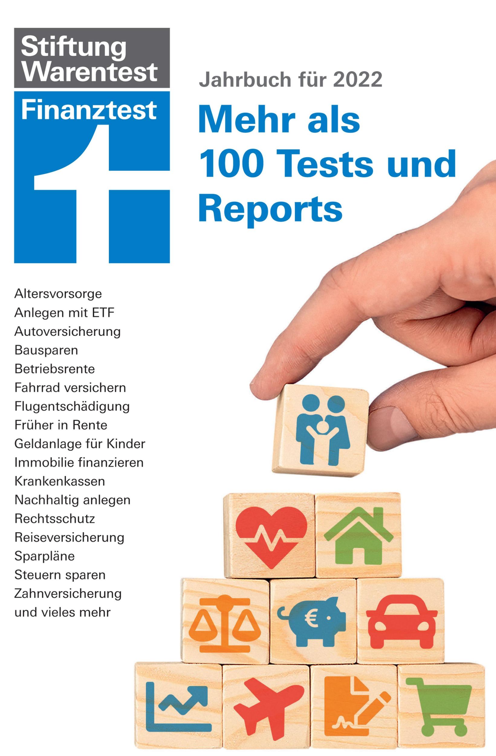 Cover: 9783747104408 | Finanztest Jahrbuch 2022 | Mehr als 100 Tests und Reports | Thieme