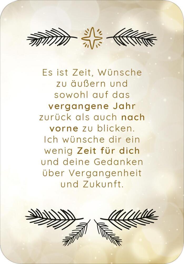 Bild: 9783845849812 | Wunschorakel zu Weihnachten | 50 schöne Wünsche für liebe Menschen