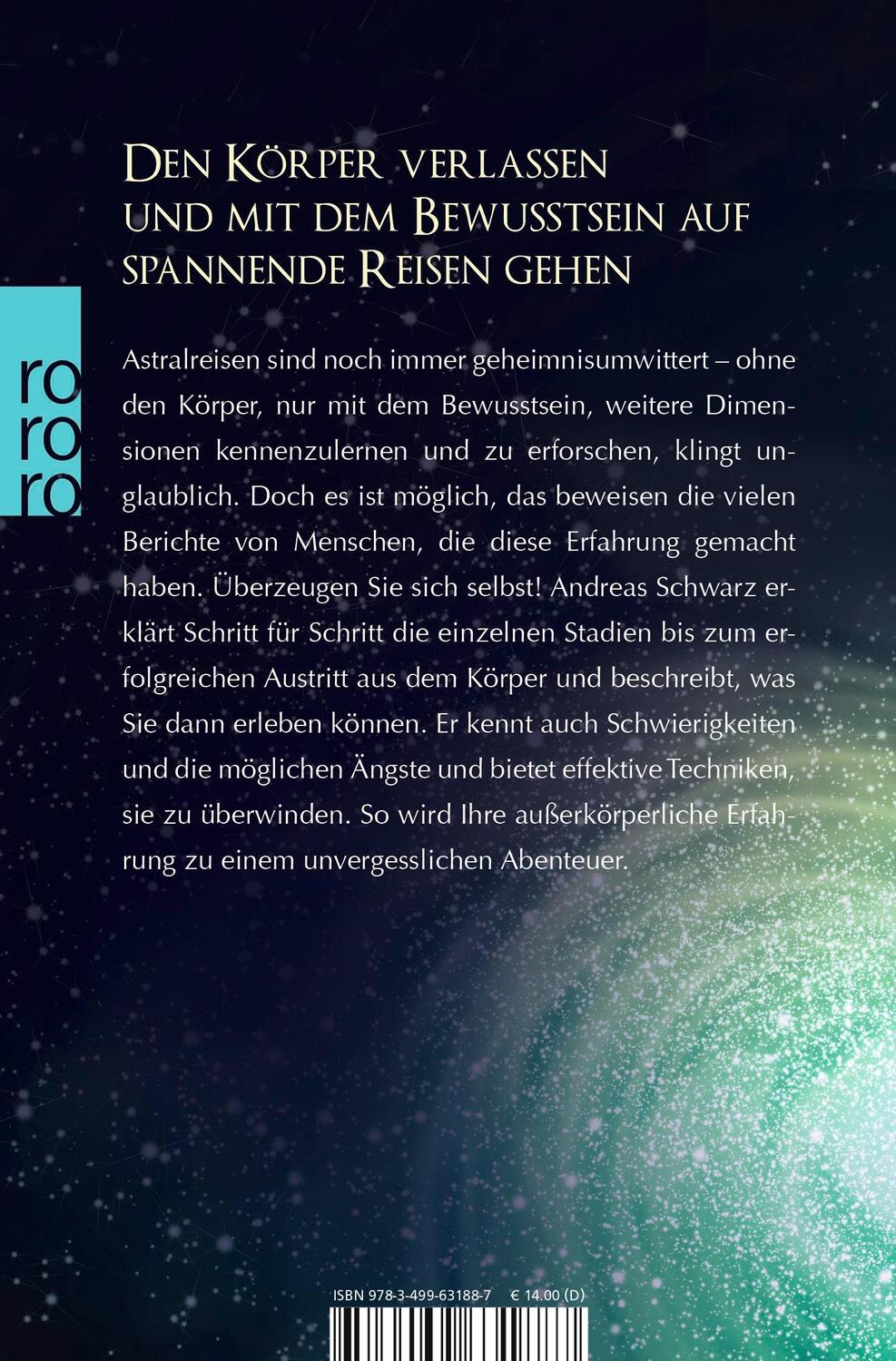 Rückseite: 9783499631887 | Astralreisen | Andreas Schwarz | Taschenbuch | 224 S. | Deutsch | 2017