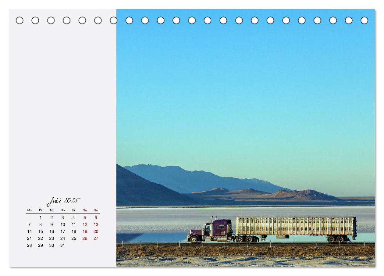 Bild: 9783435337262 | Langhauber. Coole Trucks in den USA (Tischkalender 2025 DIN A5...