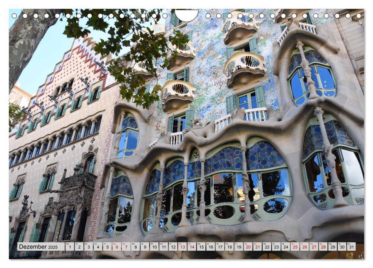 Bild: 9783383931611 | Ein bisschen GAUDI in Barcelona (Wandkalender 2025 DIN A4 quer),...