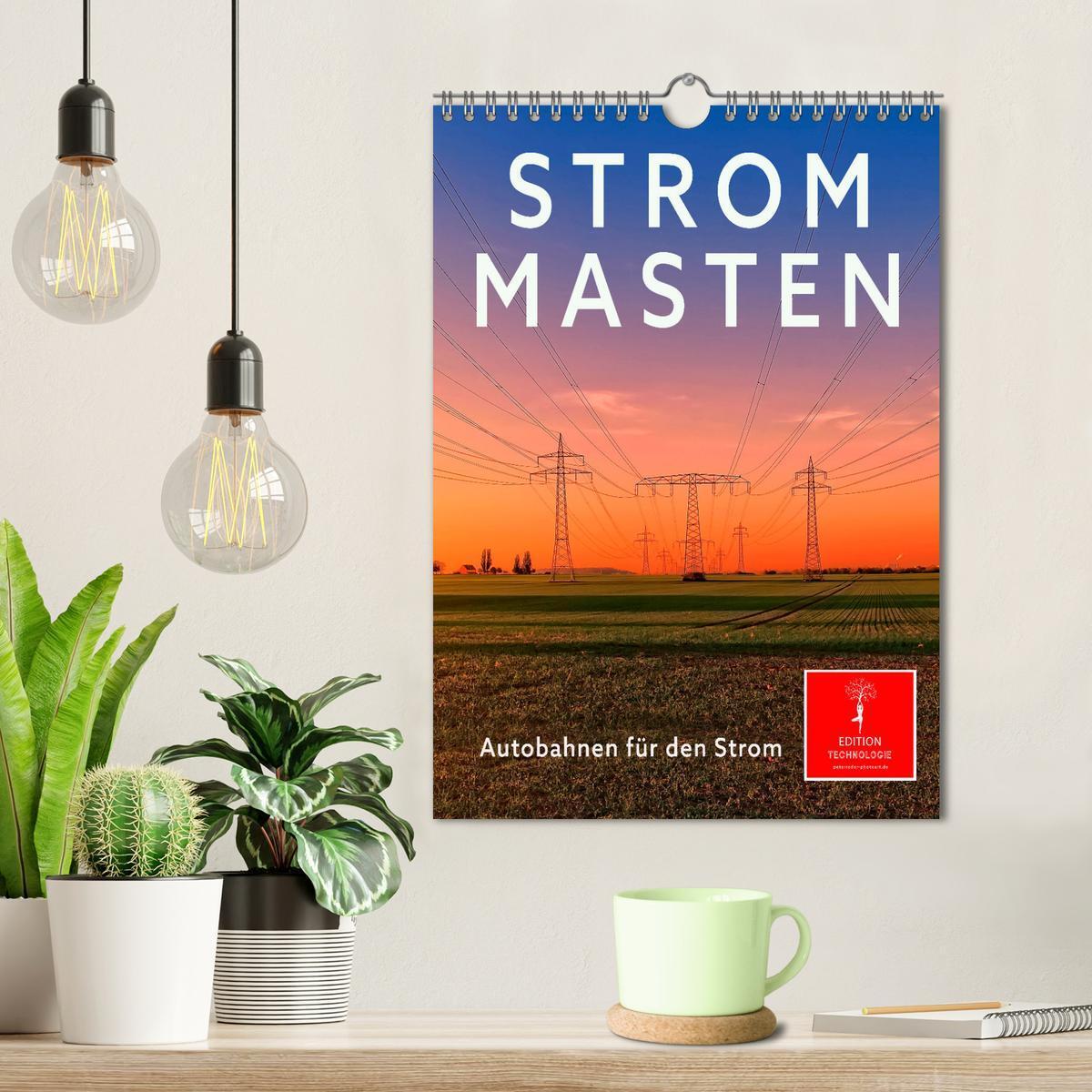 Bild: 9783435905836 | Strommasten - Autobahnen für den Strom (Wandkalender 2025 DIN A4...