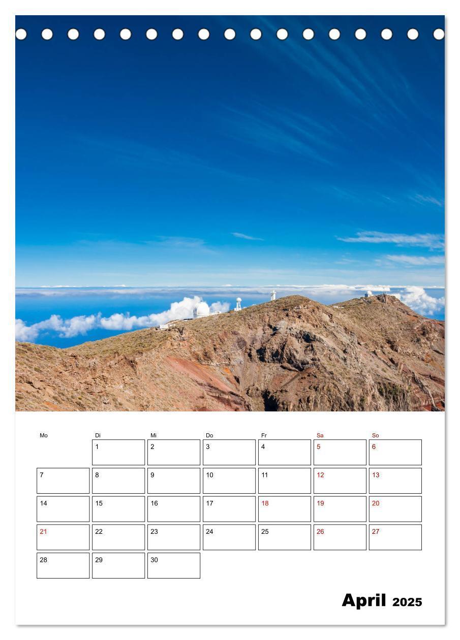 Bild: 9783435980192 | Wanderparadies La Palma (Tischkalender 2025 DIN A5 hoch), CALVENDO...