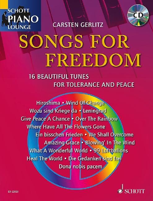 Cover: 9790001166225 | Songs For Freedom. Klavier. Ausgabe mit CD | Broschüre | Buch + CD