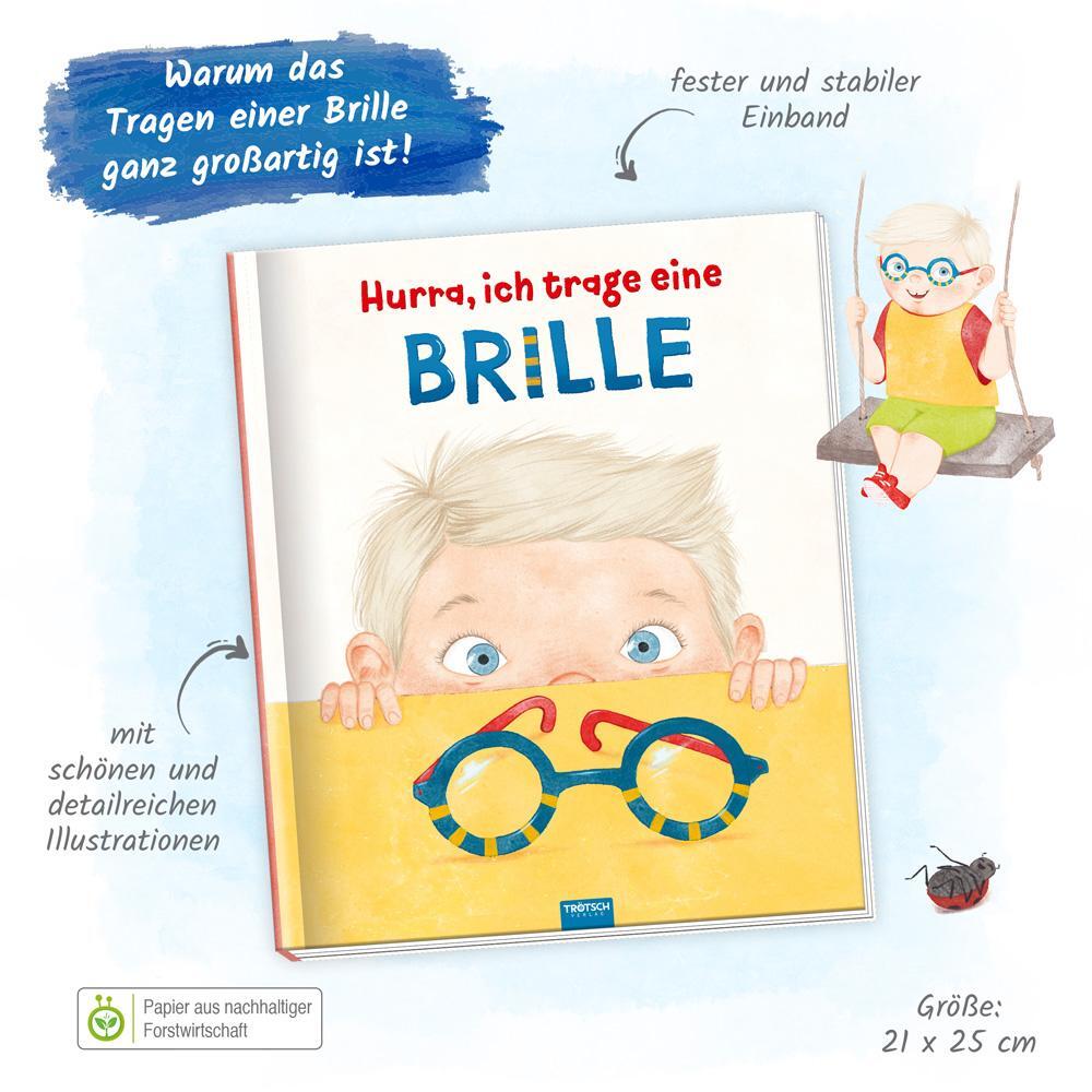 Bild: 9783988021458 | Trötsch Kinderbuch Hurra, ich trage eine Brille | KG | Taschenbuch