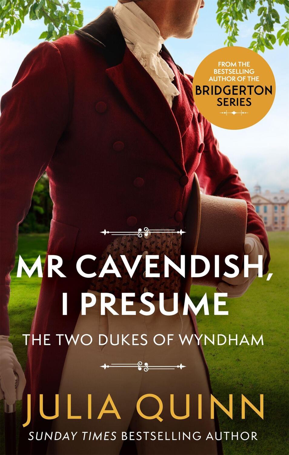 Cover: 9780349430546 | Mr Cavendish, I Presume | by the bestselling author of Bridgerton