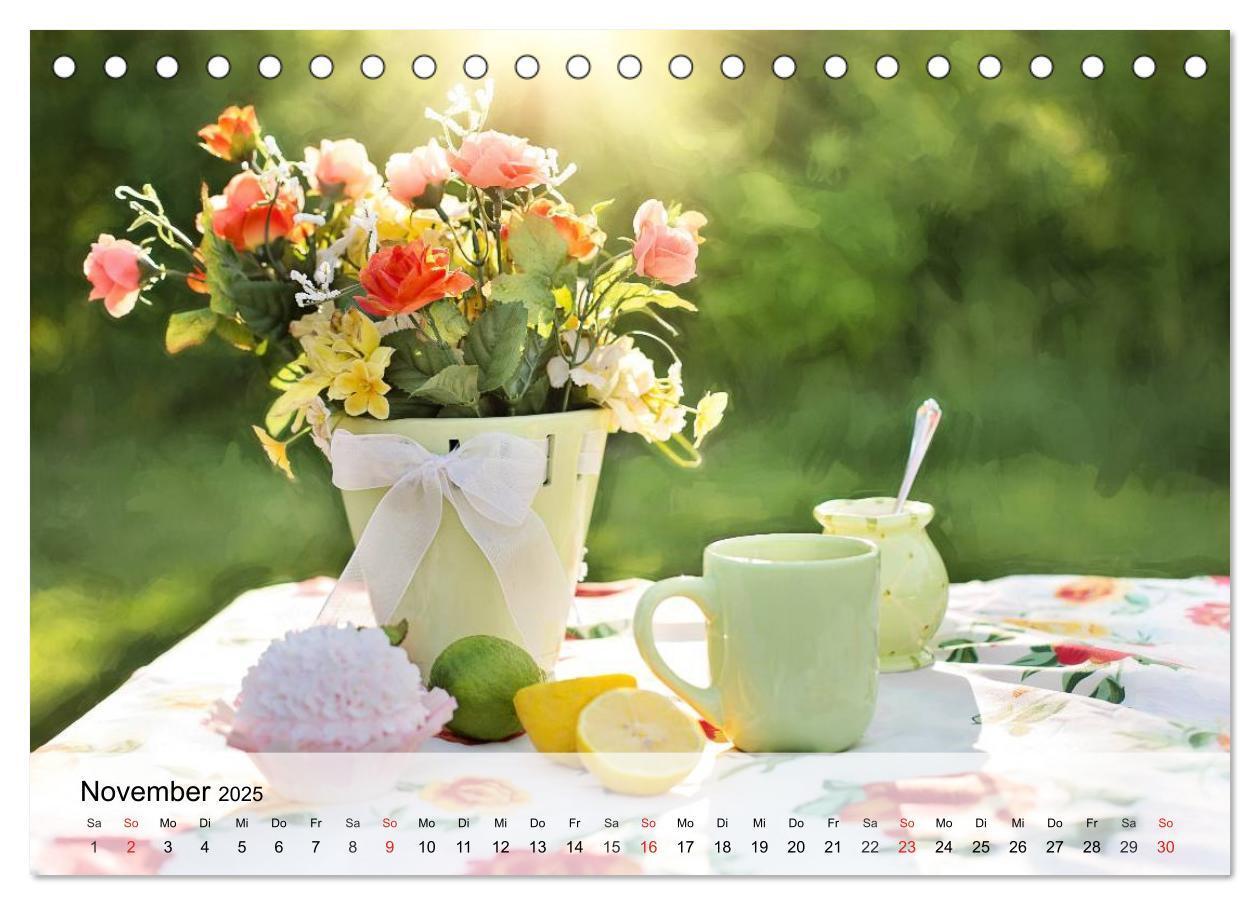 Bild: 9783435553938 | Landhaus-Romantik. Die Farben des Sommers (Tischkalender 2025 DIN...