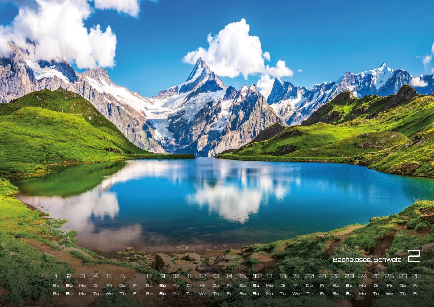 Bild: 9783986733759 | Die Alpen - dem Himmel so nah - 2025 - Kalender DIN A2 | GP-Fever.de