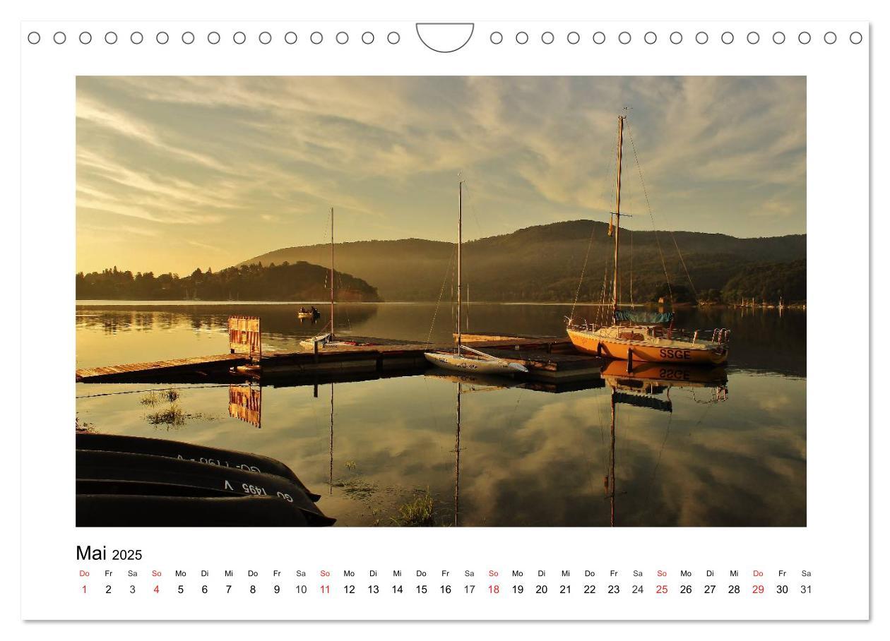 Bild: 9783435693016 | Morgens am Edersee (Wandkalender 2025 DIN A4 quer), CALVENDO...