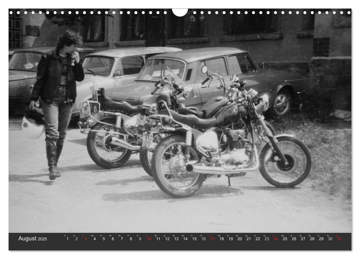 Bild: 9783435532087 | east Rider - Biker und Bikes aus der DDR (Wandkalender 2025 DIN A3...