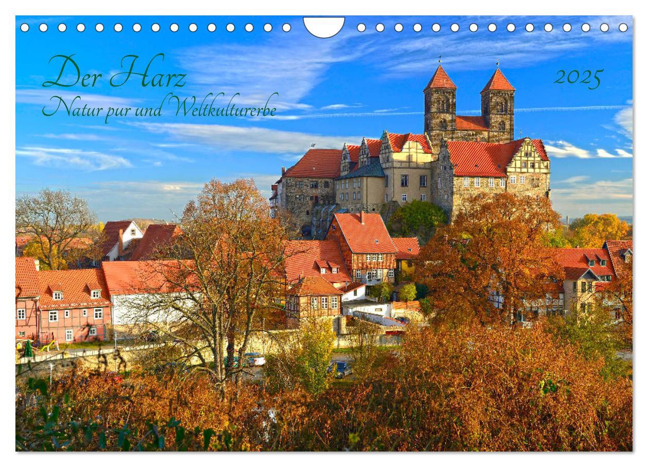 Cover: 9783435185733 | Harz Natur pur und Weltkulturerbe (Wandkalender 2025 DIN A4 quer),...