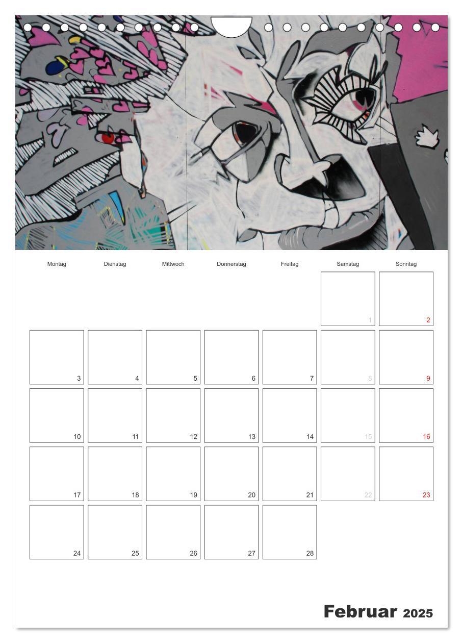 Bild: 9783457065112 | GRAFFITI 2025 / Planer (Wandkalender 2025 DIN A4 hoch), CALVENDO...